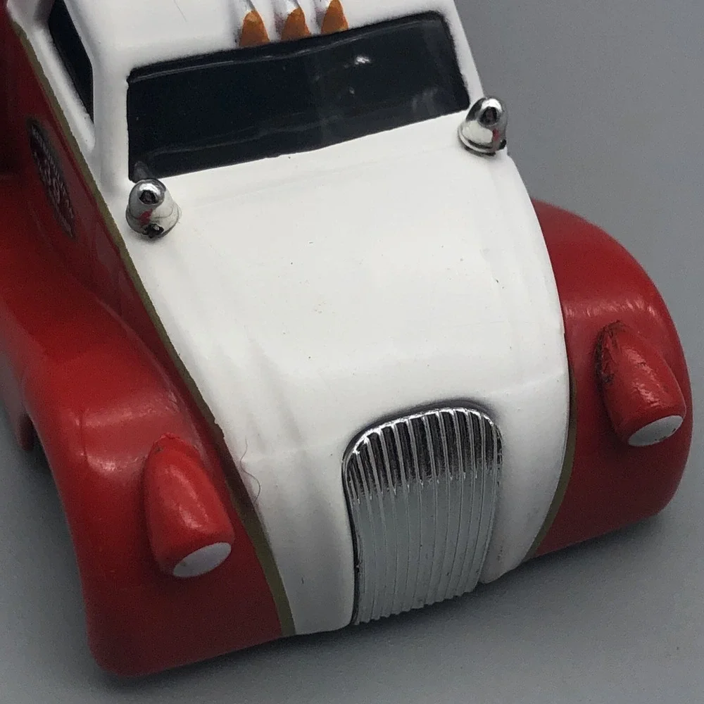 Jada D-Rods 1939 '39 Dodge Airflow‎ Fire Tanker Red & White Diecast 1/64 Scale